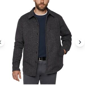 Banana Republic Men's Bonded Shirt Jacket Shacket machine wash